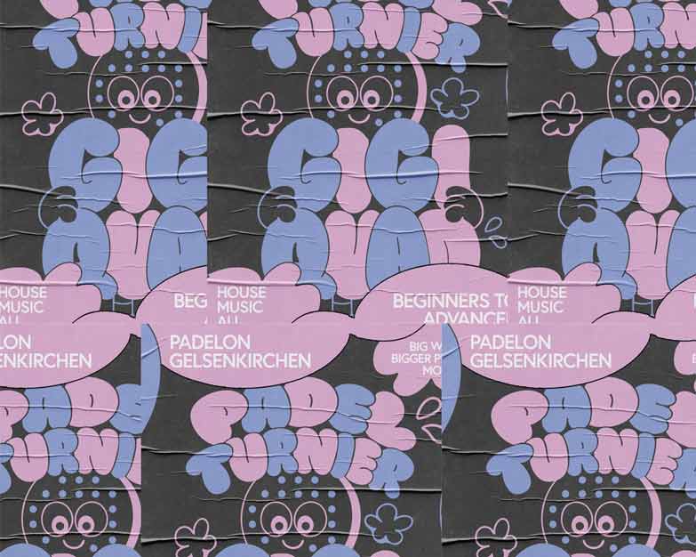 Grafisches Muster mit GIGI Illustration und QUAD x GIGI Eventgestaltung