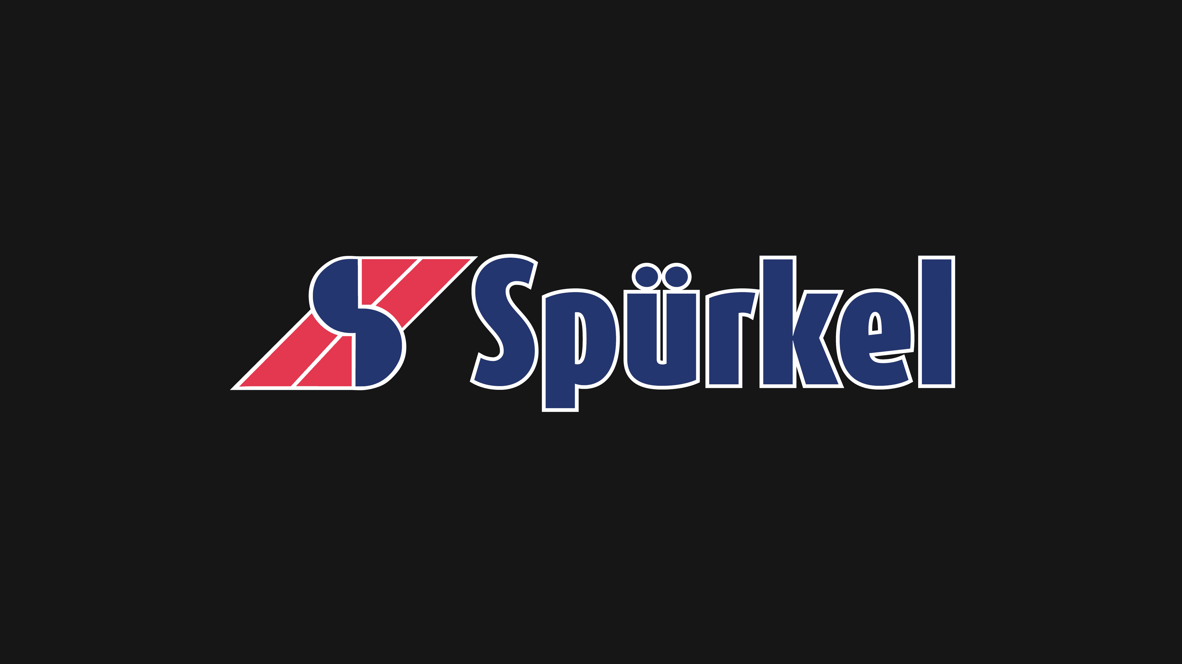 Spürkel Logo auf schwarzem Hintergrund